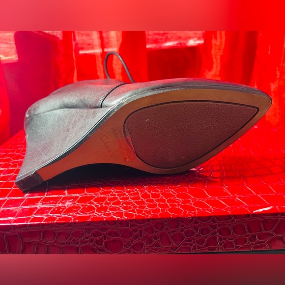 New- Clarks Women's Kelbrook Azizi- wedge heel- 9 1/2 - Picture 4 of 5